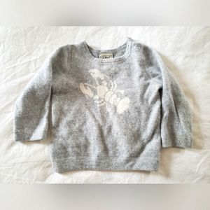 LL Bean cashmere baby sweater